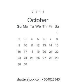 Calendar Icon Vector flat design style