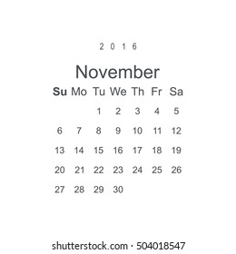 Calendar Icon Vector flat design style