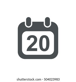 Calendar Icon Vector flat design style