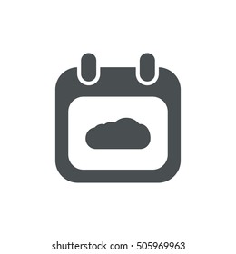 Calendar Icon Vector flat design style