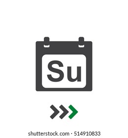 Calendar Icon Vector flat design style
