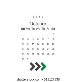 Calendar Icon Vector flat design style