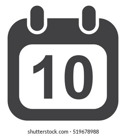 Calendar Icon Vector flat design style