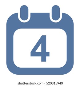 Calendar Icon Vector flat design style