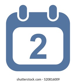 Calendar Icon Vector flat design style