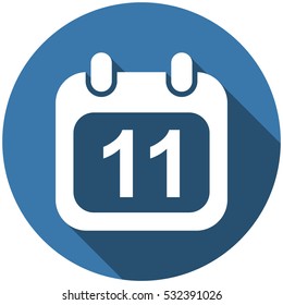 Calendar Icon Vector flat design style