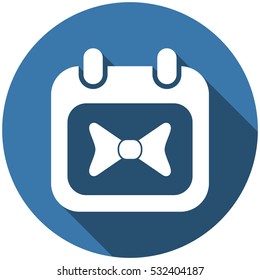 Calendar Icon Vector flat design style