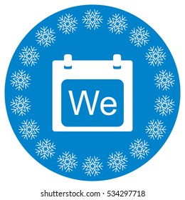 Calendar Icon Vector flat design style