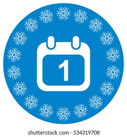 Calendar Icon Vector flat design style