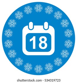 Calendar Icon Vector flat design style