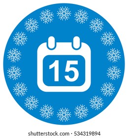 Calendar Icon Vector flat design style