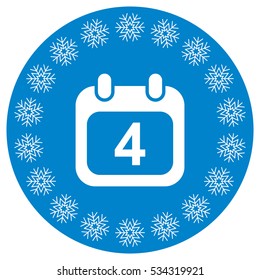 Calendar Icon Vector flat design style