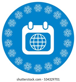 Calendar Icon Vector flat design style