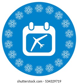 Calendar Icon Vector flat design style