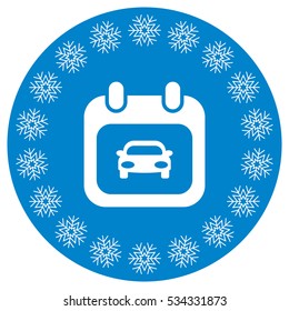 Calendar Icon Vector flat design style