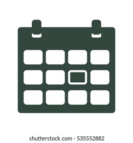 Calendar Icon Vector flat design style