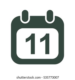 Calendar Icon Vector flat design style