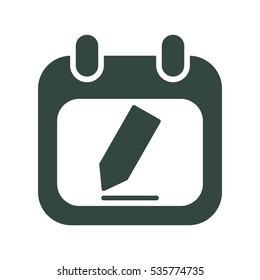 Calendar Icon Vector flat design style