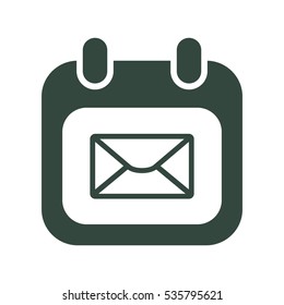 Calendar Icon Vector flat design style