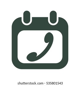 Calendar Icon Vector flat design style