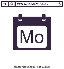Calendar Icon Vector flat design style
