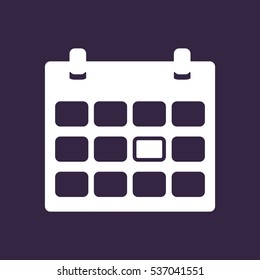 Calendar Icon Vector flat design style