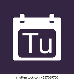 Calendar Icon Vector flat design style