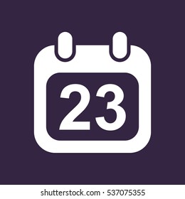 Calendar Icon Vector flat design style