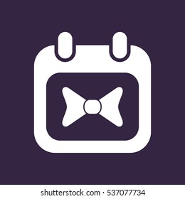 Calendar Icon Vector flat design style