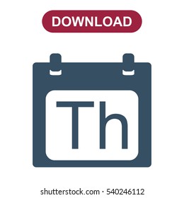 Calendar Icon Vector flat design style