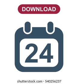 Calendar Icon Vector flat design style
