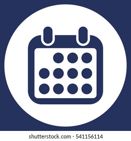 Calendar Icon Vector flat design style