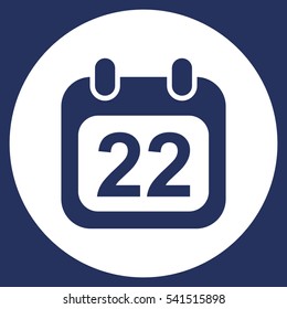 Calendar Icon Vector flat design style