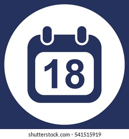 Calendar Icon Vector flat design style