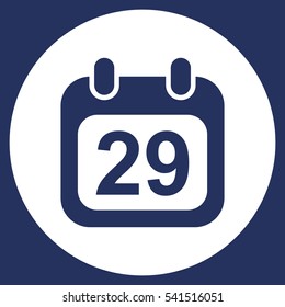 Calendar Icon Vector flat design style