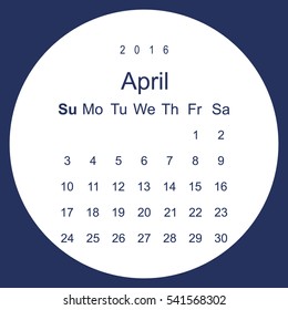 Calendar Icon Vector flat design style
