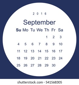 Calendar Icon Vector flat design style