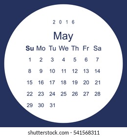 Calendar Icon Vector flat design style