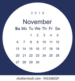 Calendar Icon Vector flat design style