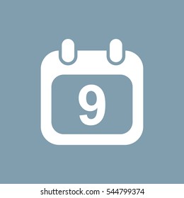 Calendar Icon Vector flat design style