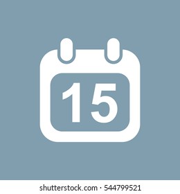 Calendar Icon Vector flat design style