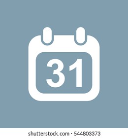 Calendar Icon Vector flat design style