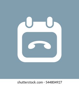 Calendar Icon Vector flat design style