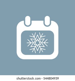 Calendar Icon Vector flat design style