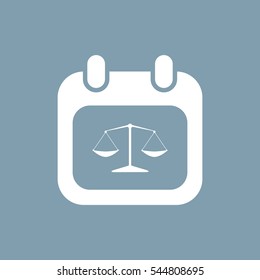 Calendar Icon Vector flat design style
