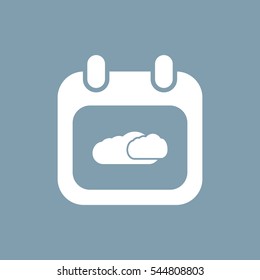 Calendar Icon Vector flat design style