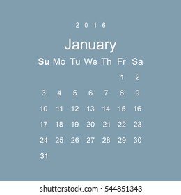 Calendar Icon Vector flat design style
