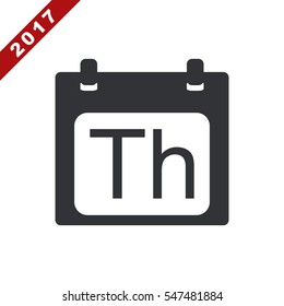 Calendar Icon Vector flat design style