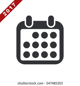 Calendar Icon Vector flat design style