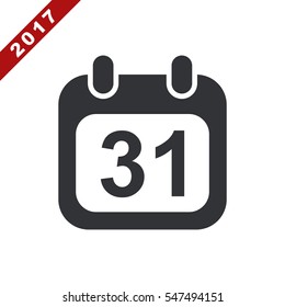 Calendar Icon Vector flat design style